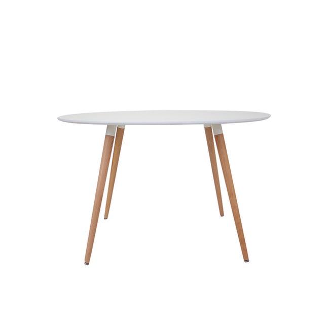 Perk Dining Table Round White Nood, Round Table Nz