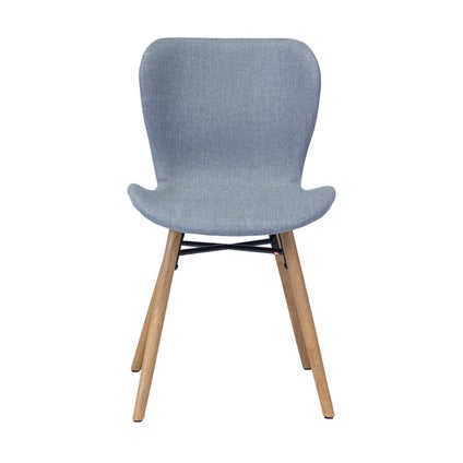 Sala Dining Chair V2 - Oak/Light Grey