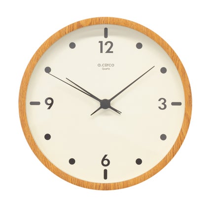Moonie Wall Clock - Oak