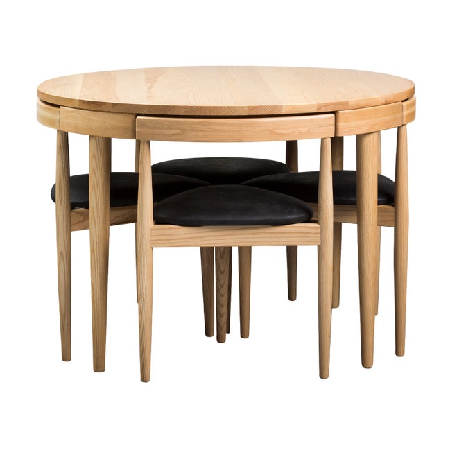 Replica Olsen Dining Table Ash 5pc, Circle Dining Tables Nz