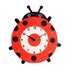 Lucy Ladybird Wall Clock - Red