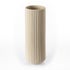 Ribbed Vase - Tall - Suede