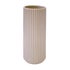 Ribbed Vase - Tall - Suede